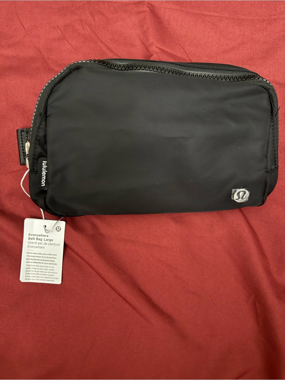 Black belt bag size 2 L